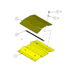 Sección libre de picos para barreras DKS 1603-180 y 1603-380 / Agregue un paso seguro para motocicletas o bicicletas - DKS DO