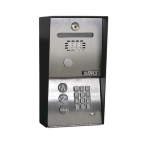 Audioportero Telefónico DKS Con Directorio / 100 Números Telefónicos / Control Para 2 Puertas / Gabinete Para Sobreponer / Ma