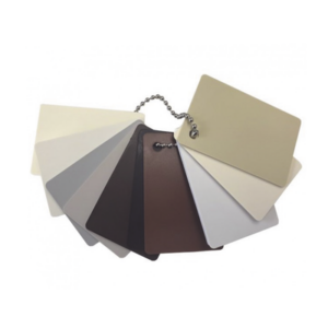 Muestrario, de colores con acabados Matte para los atenuadores, teclados, interruptores y accesorios LUTRON. - LUTRON ELECTRO