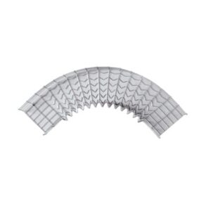 Curva Pre-Fabricada Horizontal de 90° con medidas de 33 mm de Peralte y 100 mm Ancho (33/100 mm) - CHAROFIL