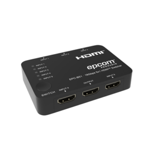 Switch HDMI 5×1 | 18Gbps | 4K@60Hz | YCbCr 4:4:4 | HDR, Dolby Vision y HLG | Soporte 3D | Conmutación Automática y Manual | D