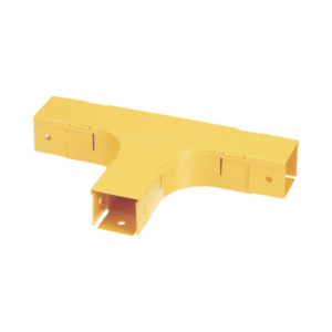 Accesorio en T Horizontal, Con Ángulos a 90º, Para Canaletas FiberRunner™ 2X2, Color Amarillo - PANDUIT