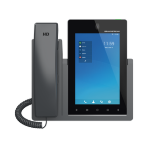 Teléfono IP Android 11, 16 líneas SIP con 16 cuentas, pantalla táctil 7″, puertos Gigabit, Wi-Fi, Bluetooth, PoE, codec Opus,
