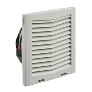 Ventilador Con Filtro de Montaje Lateral HF10, Con Flujo de Aire de 159 CFM, 115 Vca, Color Gris Claro - HOFFMAN