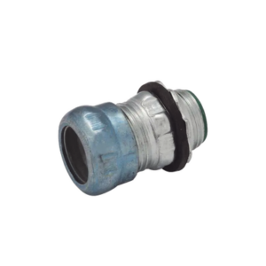 Conector de Compresión Impermeable Aislado de Acero Galvanizado para Pared Delgada de 1 1/2″ . - HUBBELL