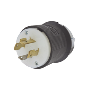 Clavija con Bloqueo de Media Vuelta Industrial 20 A 125/250 V CA / 3 Polos 4 Hilos / Nema L14-20P. - HUBBELL