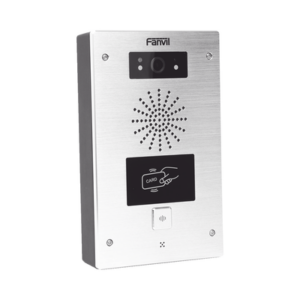 Video portero IP, 2 líneas SIP, 2 relevadores, lector de tarjeta RFID, Compatible con NVR Hikvision por Onvif, con botón para