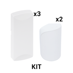 KIT Básico Sensores Inalámbricos – Incluye 3 Contactos Magnéticos y 2 PIR – Compatibles con DSC - SFIRE