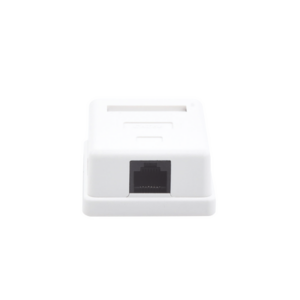 Caja de pared con 1 puerto Keystone, incluye Jack Cat5e - LINKEDPRO BY EPCOM