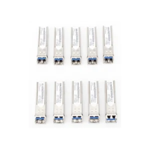 Paquete de 10 Piezas del Transceptor Industrial mini-Gbic SFP 1G LC TX:1310nm Para Fibra Mono Modo 20 Km - PLANET