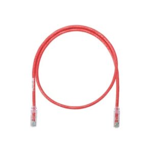 Cable de parcheo UTP Categoría 6, con plug modular en cada extremo – 6 m. – Rojo - PANDUIT