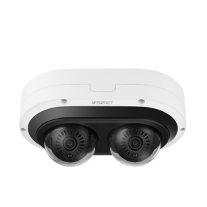 Camara IP Multi-sensor Multi-direccional / 2 Canales de 2MP / incluye Lentes motorizados de 3.54 a 6.69mm / H.265 + WiseStrea