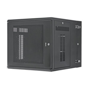 Gabinete PanZone de Montaje en Pared, de 19in, Puerta Perforada, 12 UR, 762mm de Profundidad, Color Negro - PANDUIT