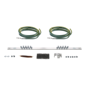 Kit de Puesta a Tierra con dos Jumpers 6 AWG y Barra de Conexiones de 20 Orificios, para Rack de 19in - PANDUIT