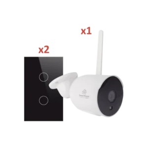 (Wifi) KIT 1 camara Wifi y 2 apagadores inteligentes Wifi - SMARTHOME BY EPCOM