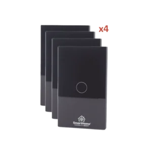(Wifi) KIT 4 apagadores inteligentes Wifi compatibles con Alexa y GoogleHome - SMARTHOME BY EPCOM