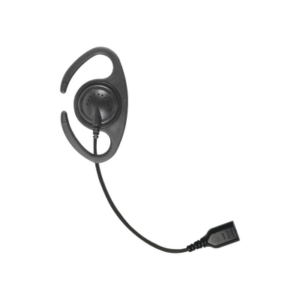 â€‹Auriculares de gancho en forma de “C” con cable de fibra trenzada y conector SNAP. Requiere micrófono de solapa de 1 o 2 h