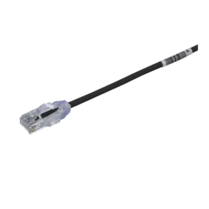 Cable de Parcheo TX6, UTP Cat6, Diámetro Reducido (28AWG), Color Negro, 0.5 m - PANDUIT