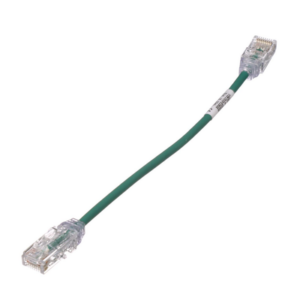 Cable de Parcheo TX6, UTP Cat6, Diámetro Reducido (28AWG), Color Verde, 8in (20.2cm) - PANDUIT