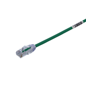 Cable de Parcheo UTP, Cat6A, Diámetro Reducido (28 AWG), CM/LSZH, Color Verde, 8in (20.3cm) - PANDUIT