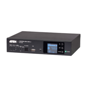 Sistema de control ATEN| Caja de control compacta Gen. 2 | CPU de cuatro núcleos | 2/1 GB de memoria | Monitor LCD | LAN dobl