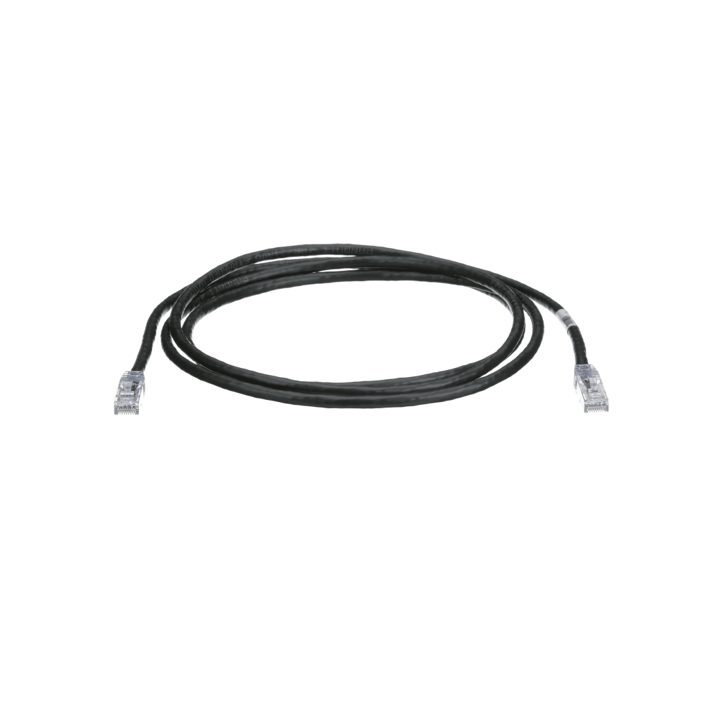 Cable de Parcheo TX6, UTP Cat6, 24 AWG, CM, Color Negro, 7ft - PANDUIT