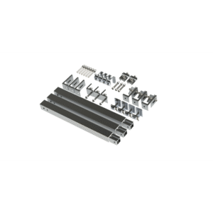 Caja de accesorios de aluminio anodizado para montaje VEKTOR8R3M , arreglo 1X4 para techo - EPCOM POWERLINE