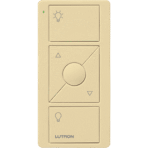Control remoto PICO 3 botones encender/apagar, subir/bajar intensidad, color blanco, complemente con un atenuador Caseta, RA2