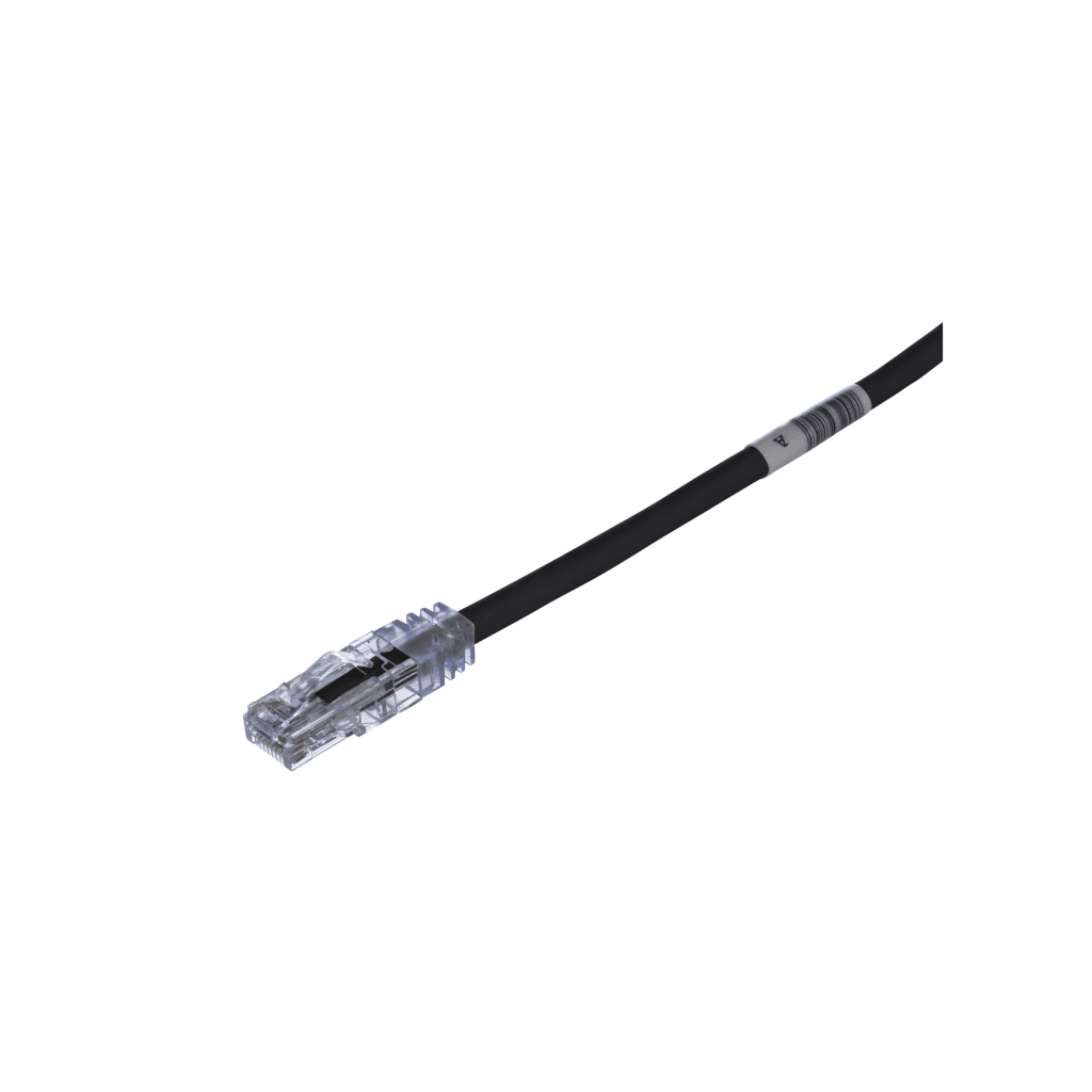 Cable de Parcheo TX6, UTP Cat6, 24 AWG, CM, Color Negro, 7ft - PANDUIT