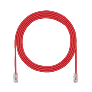 Cable de Parcheo UTP, Cat6A, 24 AWG, CM, Color Rojo, 22ft