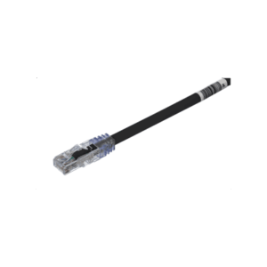 Cable de Parcheo UTP, Cat6A, 24 AWG, CM, Color Negro, 1 ft - PANDUIT