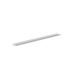 Charola Wire Basket de 8 in (203 mm) de Ancho, 2 in (50 mm) de Alto, 3 m de Largo, Hasta 187 Cables Cat6, Color Negro - PANDU