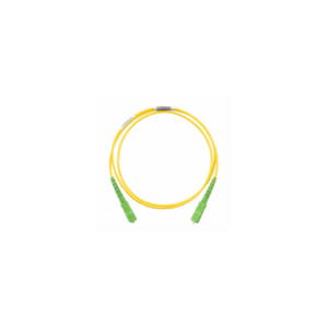 Jumper de Fibra Optica Monomodo 9/125 OS2, SC/APC-SC/APC Simplex, OFNR (Riser), Color Amarillo, 5 Metros - PANDUIT