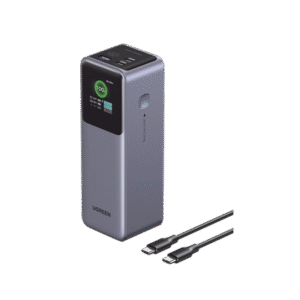 Power Bank de 25000mAh | 3 Salidas 200W Max. | USB-A + 2 USB-C | PD 3.0, QC3.0 | FCP | SCP | Pantalla Inteligente | Carcasa I