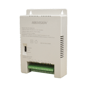 Fuente de Poder Regulada 12 Vcc / 13.5 Vcc / 15 Vcc para 16 Cámaras / 1 Amp por Salida / Voltaje de Entrada 185 – 240 VCA / S