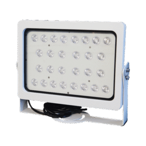 Lampara IR de Luz Estroboscópica / Luz LED Alta Potencia / 28 Lámparas LED / Cuerpo de Aleación de Aluminio / Vidrio Templado