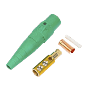 Conector camlock | 400 AMPERES | MACHO | color verde - EPCOM PROAUDIO