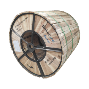 Carrete de 4 km de Fibra Óptica Aérea Figura 8 G.652D, Monomodo de 24 Hilos, Exterior, Span 100, Loose Tube - LINKEDPRO BY FI