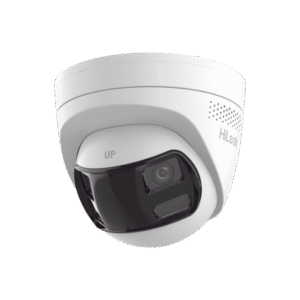 [Dual Light] Turret IP 8 Megapixel / Imagen Panorámica 180°/ PoE / Micrófono y Bocina Integrado / Exterior IP67 / Audio Bidir
