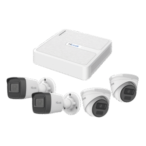 Kit IP 2 Megapixel / NVR de 8 Canales con 8 Puertos PoE / 2 Cámaras IP Bala para Exterior / 2 Cámaras IP Domo para Exterior -