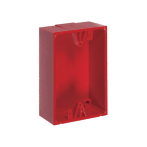 Caja trasera de montaje color rojo para estaciones de parada STOPPER - STI