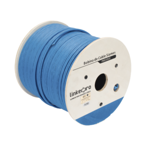 Bobina de Cable Siamés Cat6 UTP 100% Cobre + 2 Cables Gruesos (18 AWG) para Alimentar Cámaras Más Lejos / 305m / Instalación 
