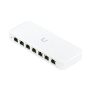 UniFi Switch Ultra Administrable 8 puertos GbE / (1) puerto POE++ IN y (7) puertos POE+/ Wattaje depende de fuente o POE IN, 