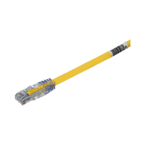 Cable de Parcheo UTP, Cat6A, 24 AWG, CM, Color Amarillo, 30 ft - PANDUIT