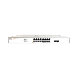 Switch Administrable PoE / 16 puertos PoE af/at Gigabit / 2 x SFP Gigabit / Administración Cloud Gratuita / Presupuesto 240 W