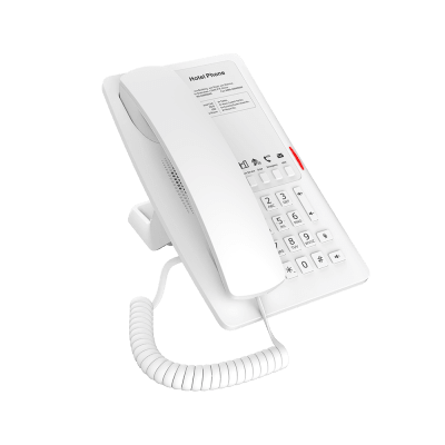 Teléfono IP para Hotelería, Puerto USB-A para Carga, 5 Teclas Programables para Servicio Rápido (Hotline), Plantilla Personal