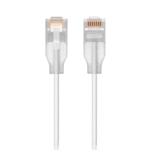 Patchcord UniFi Etherlighting™ de 2m metros, hasta 2.5G / Soporta hasta POE+++ / Conector RJ45 transparente para mejores efec