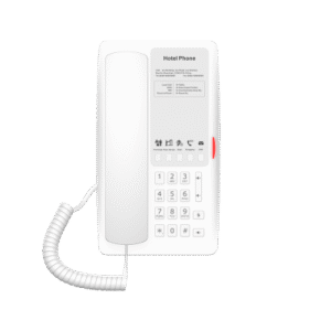 Teléfono IP para Hotelería, Puerto USB-A para Carga, 5 Teclas Programables para Servicio Rápido (Hotline), Plantilla Personal