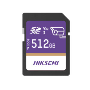 Memoria SD Clase 10 de 512GB / Especializada Para Videovigilancia - HIKSEMI by HIKVISION