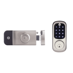 Cerradura Digital para Exteriores / Teclado Digital Táctil / Control Remoto App Yale / Compatible Zigbee-Z Wave Plus / Resist